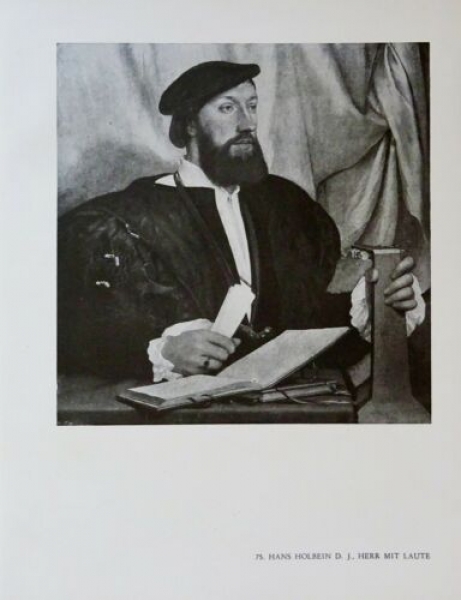 1947 - Hans Holbein D. J. und Barthel Bruyn D. Ä., alter Druck